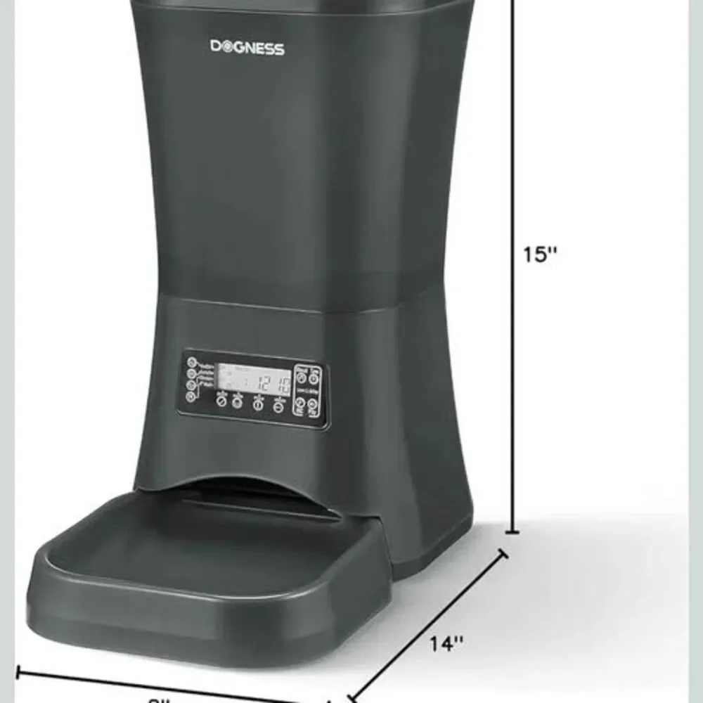 DOGNESS 9L Dog Feeders for Large Dogs, Automatic Dog Feeder with Timer